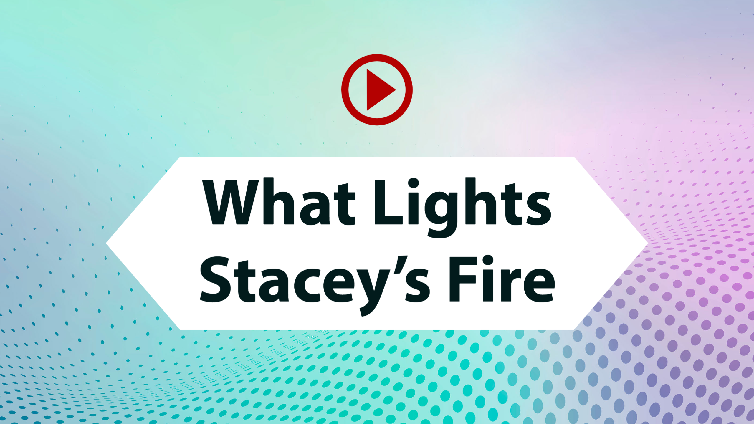 Video: What Stacey Hopes - Stacey Wedding Group
